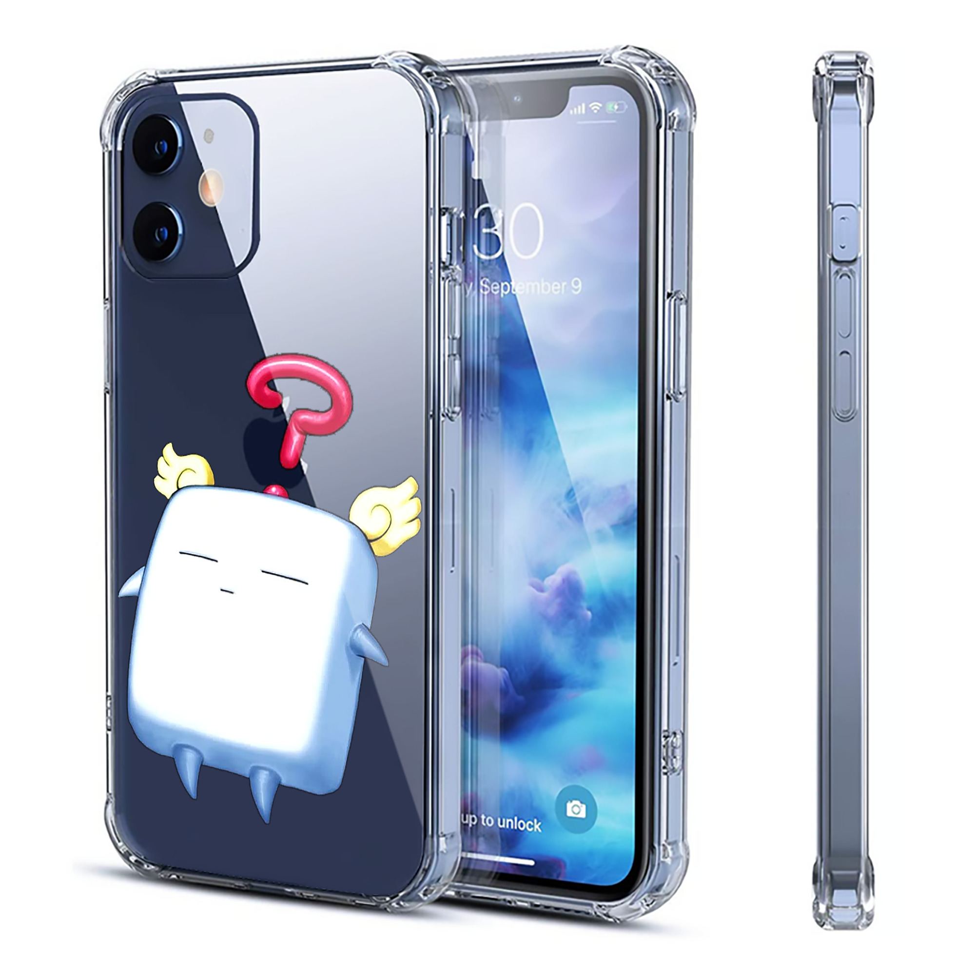 （画像用） 遊☆戯☆王 Yu-Gi-Oh! 【iPhone 12シリーズ対応】透明スマホケース（クリアソフトケース）